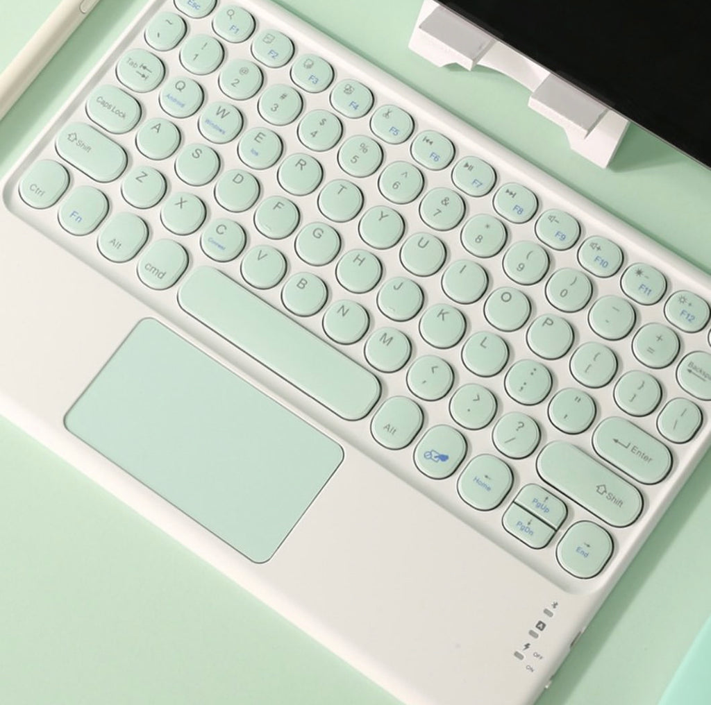 Pastel Wireless Keyboard and Mouse Set
