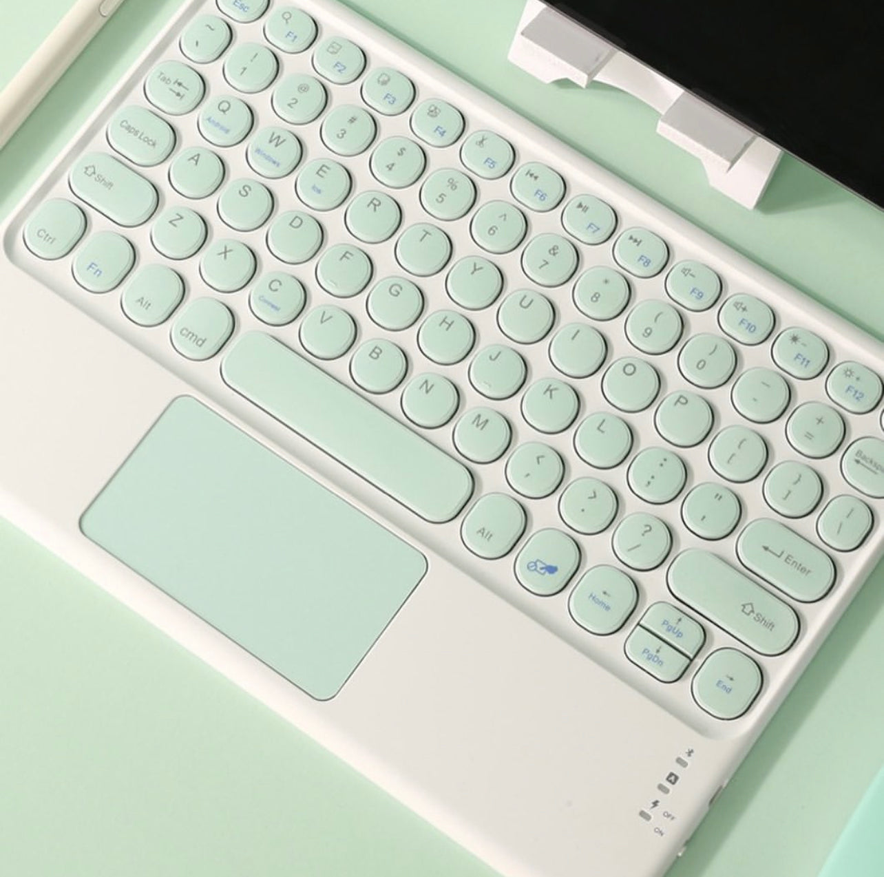 Pastel Wireless Keyboard and Mouse Set