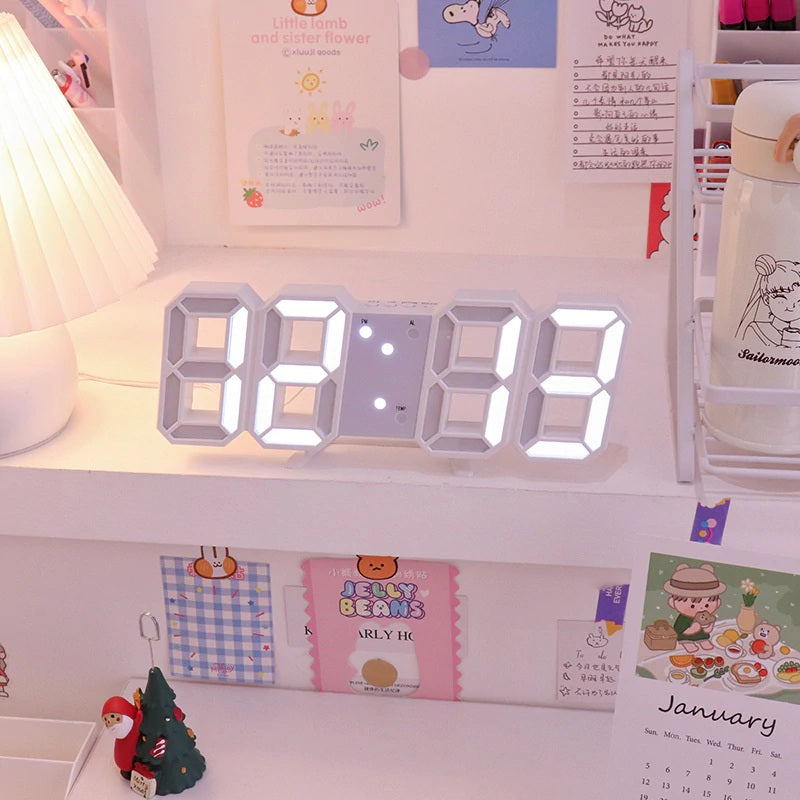 LED Light Digital Clock (with Alarm)