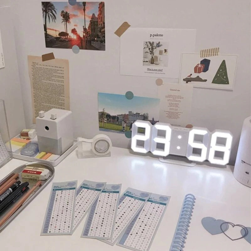 LED Light Digital Clock (with Alarm)