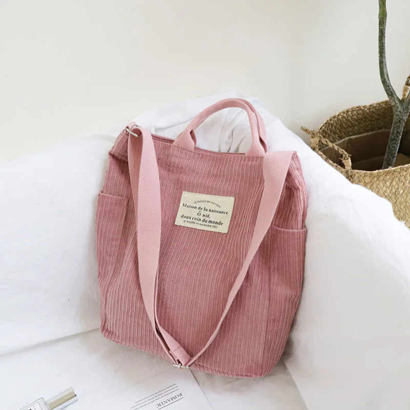 Life + Travel Cord Tote Bag