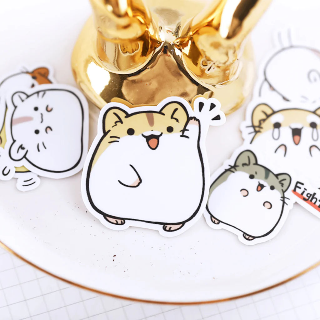 Kawaii Japanese Hamsters Stickers