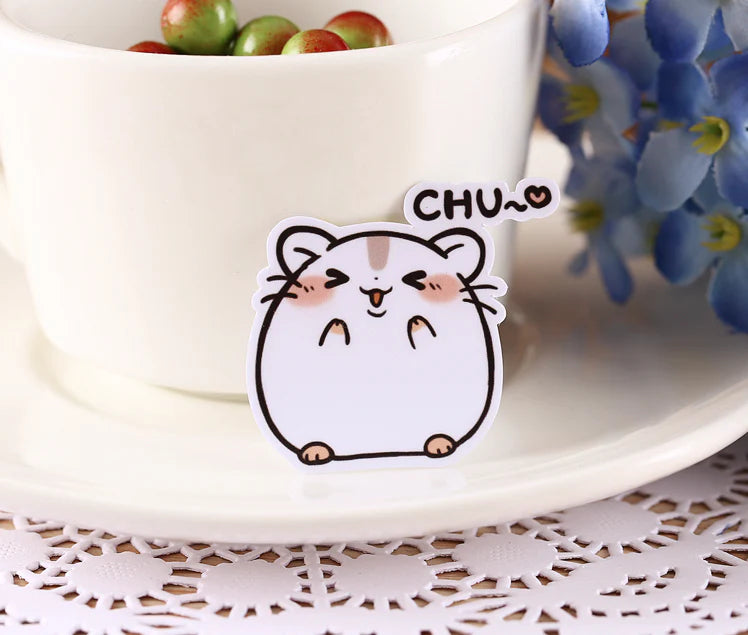 Kawaii Japanese Hamsters Stickers