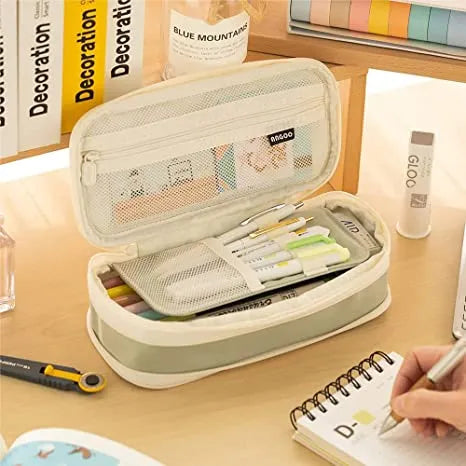 Cute Large Capacity College Pencil Pouch