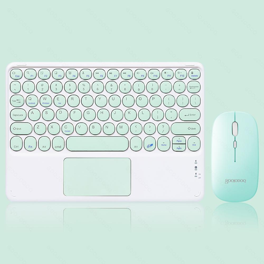 Pastel Wireless Keyboard and Mouse Set