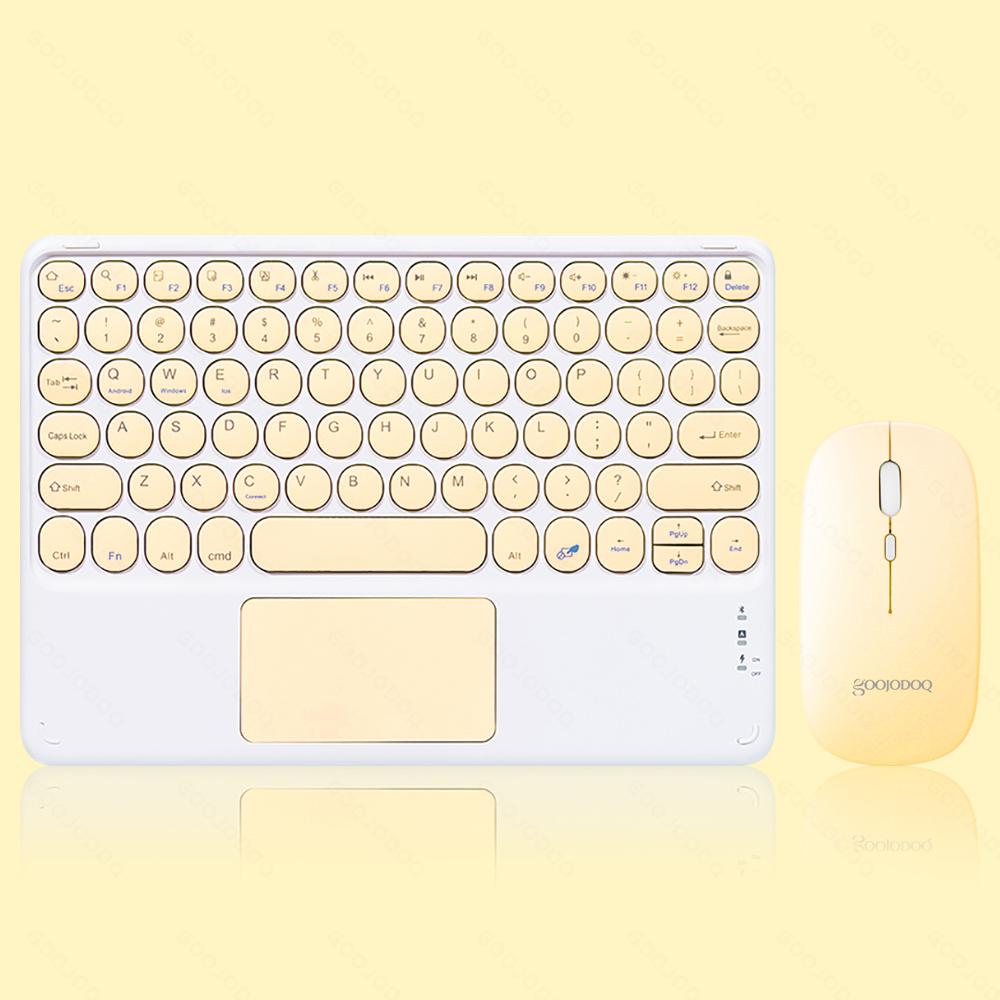 Pastel Wireless Keyboard and Mouse Set