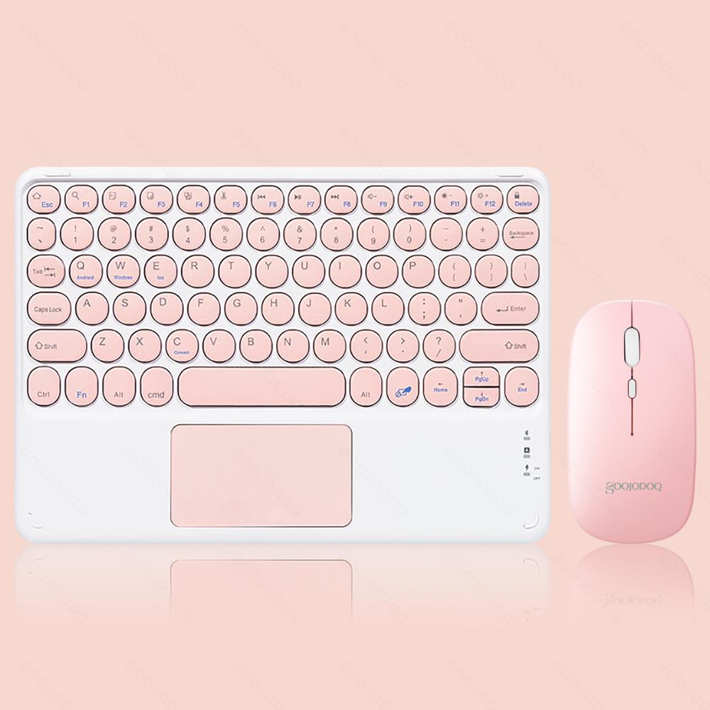 Pastel Wireless Keyboard and Mouse Set