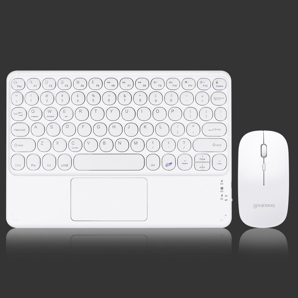 Pastel Wireless Keyboard and Mouse Set