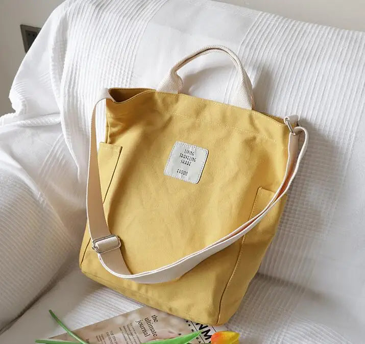 Pastel Aesthetic Canvas Tote Bag