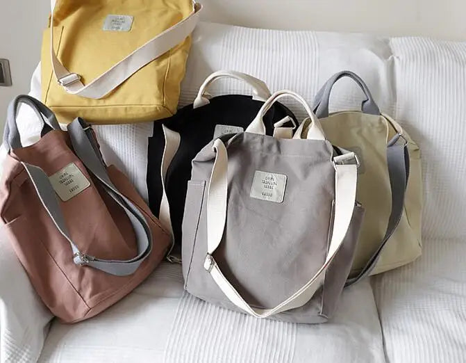 Pastel Aesthetic Canvas Tote Bag