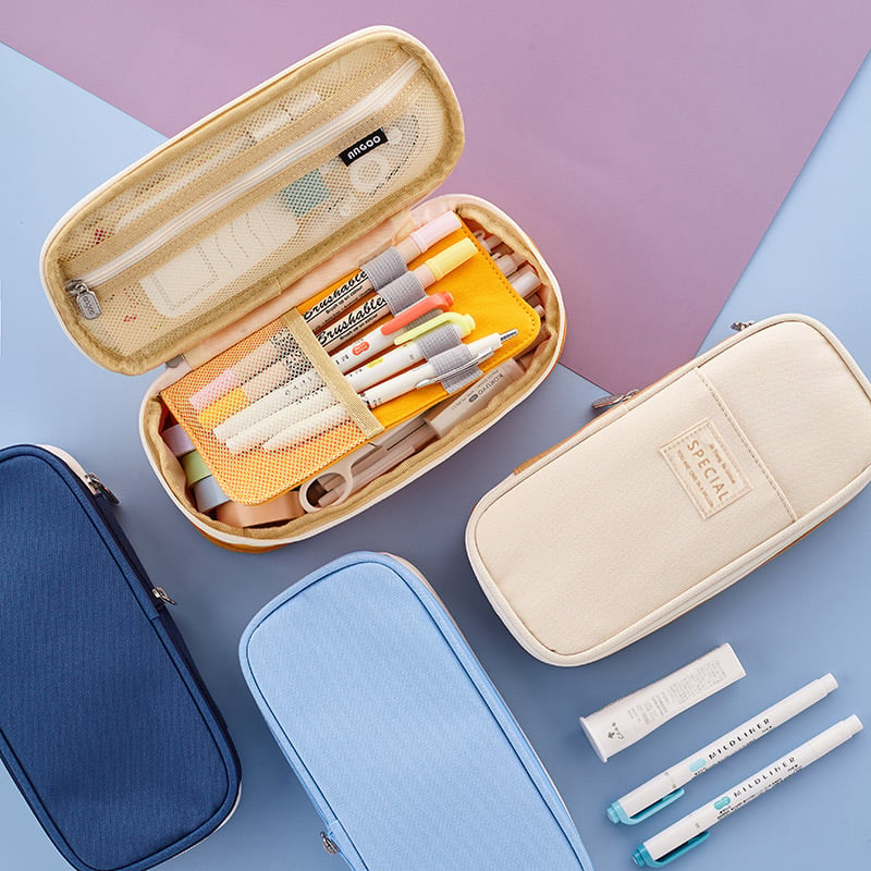 Cute Large Capacity College Pencil Pouch