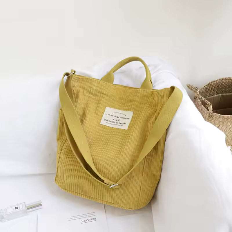 Life + Travel Cord Tote Bag