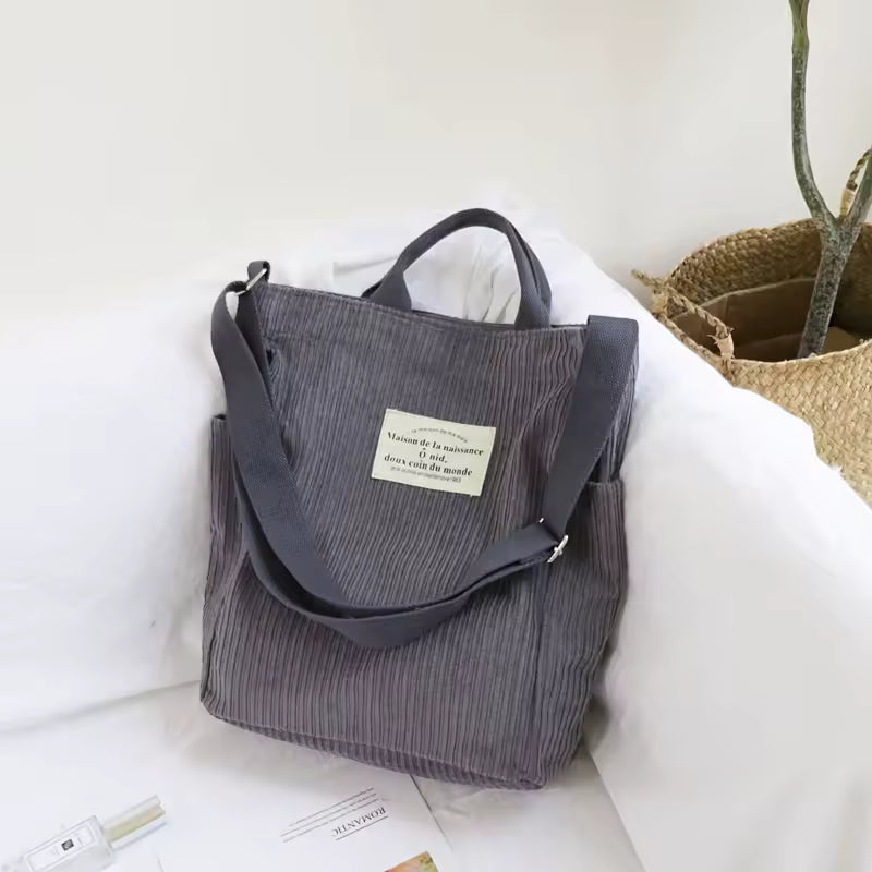 Life + Travel Cord Tote Bag