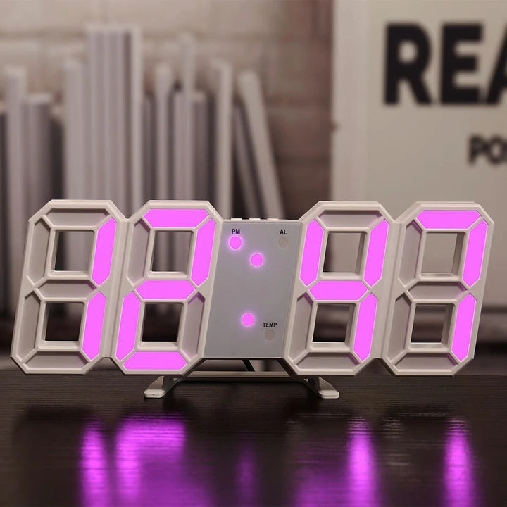 LED Light Digital Clock (with Alarm)