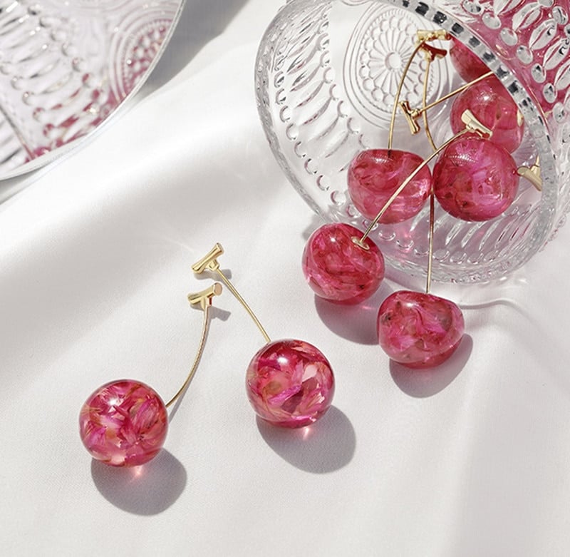 Kawaii Korea Style Cherry Earrings
