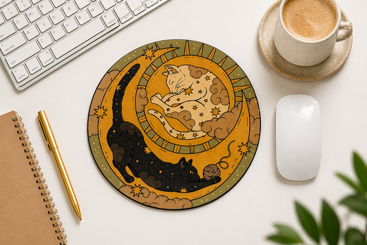 Celestial Cats Desk Mat