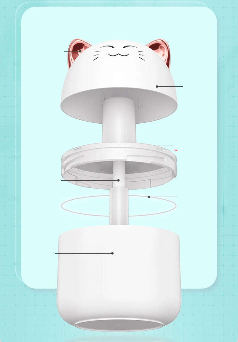 Kawaii Cat Lamp USB Humidifier