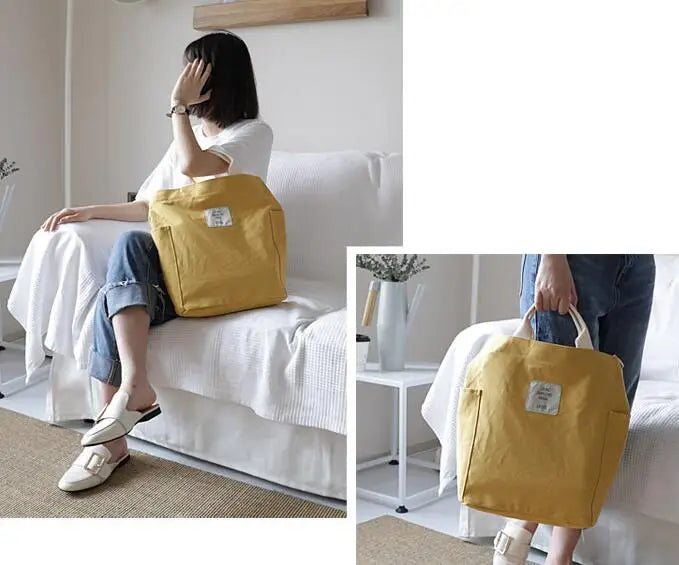 Pastel Aesthetic Canvas Tote Bag