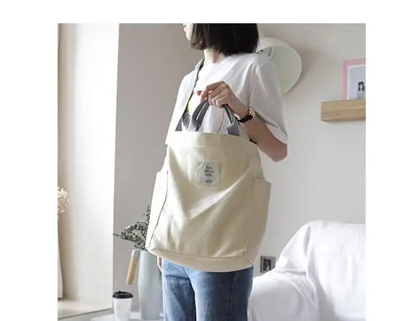 Pastel Aesthetic Canvas Tote Bag