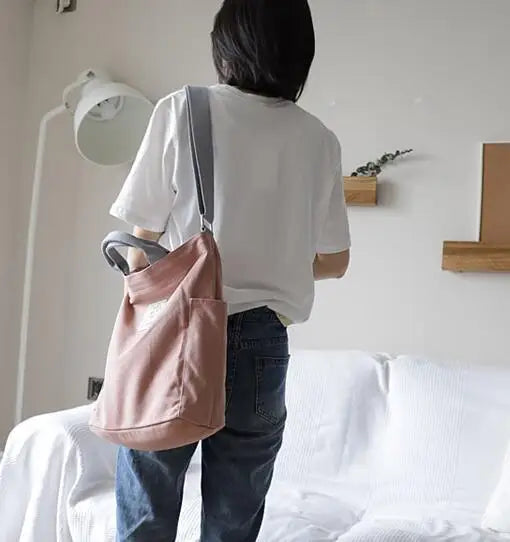Pastel Aesthetic Canvas Tote Bag