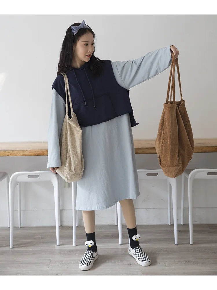 Large Cord Eco Tote Bag