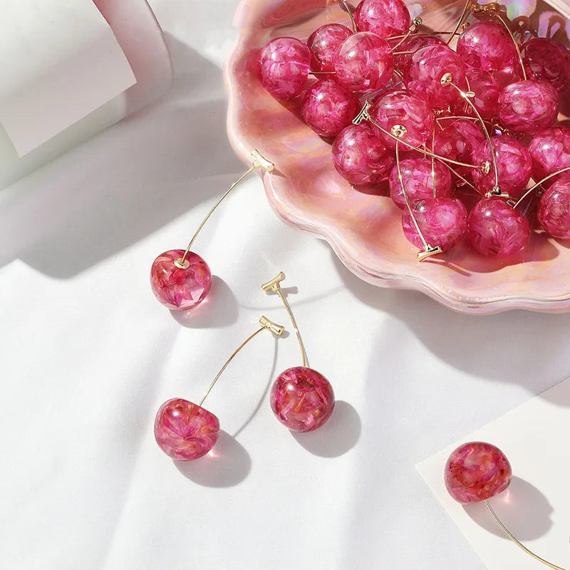 Kawaii Korea Style Cherry Earrings