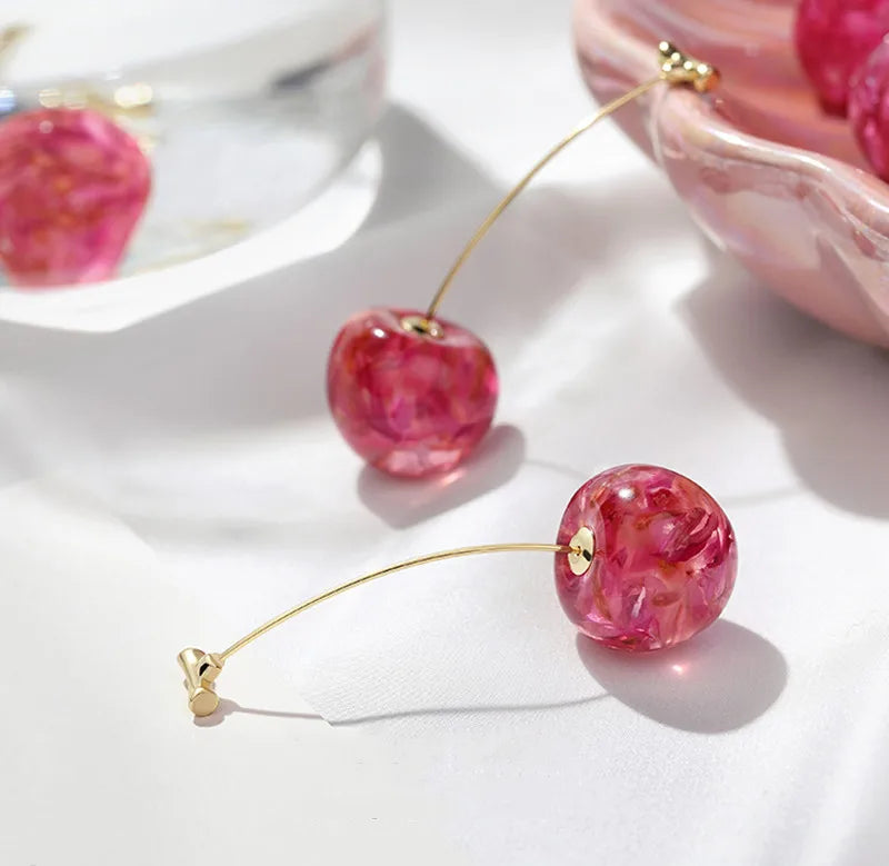 Kawaii Korea Style Cherry Earrings