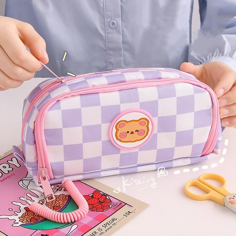 Kawaii Pastel Bear Pencil Case