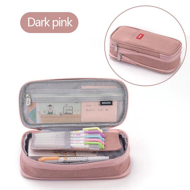 Cute Large Capacity College Pencil Pouch