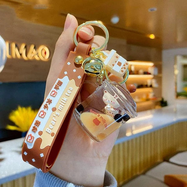 Boba Tea Kawaii Keychain