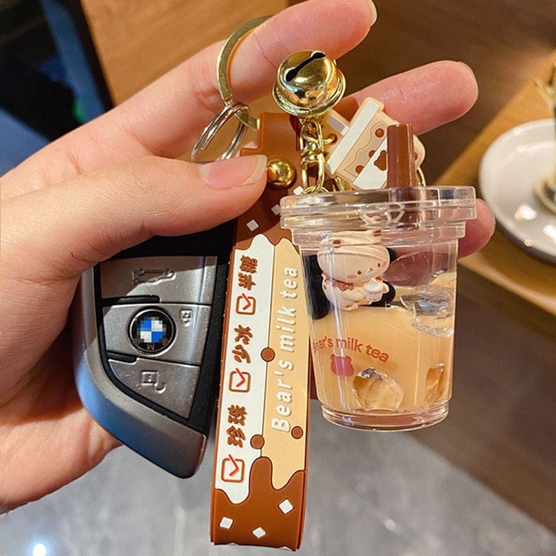 Boba Tea Kawaii Keychain