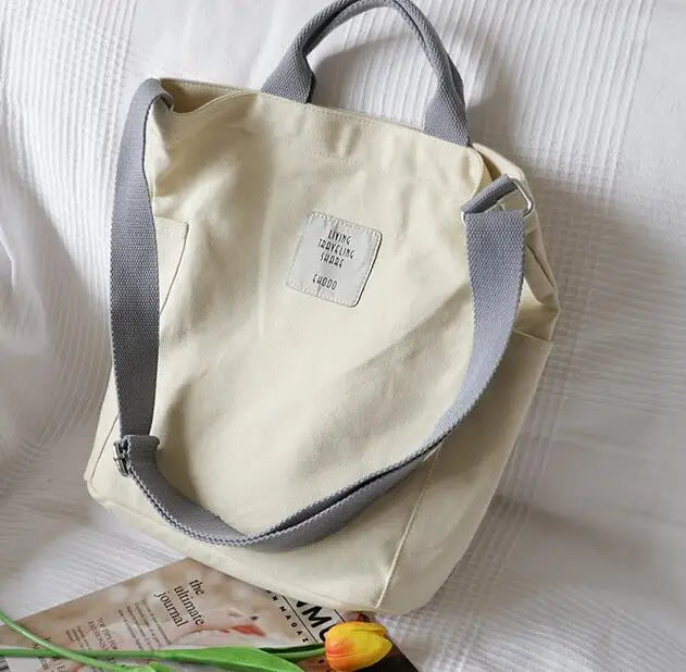 Pastel Aesthetic Canvas Tote Bag