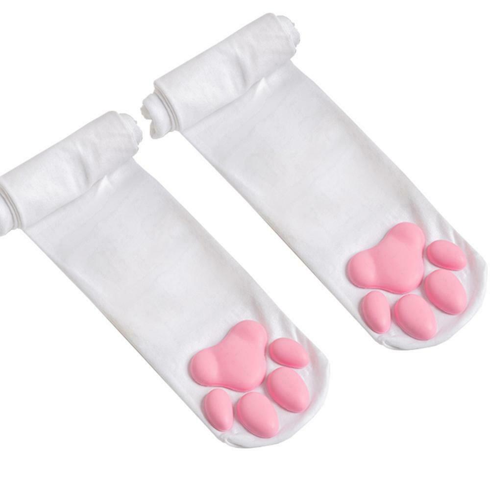 Thigh High Cat Paw Stocking & Arm Warmers