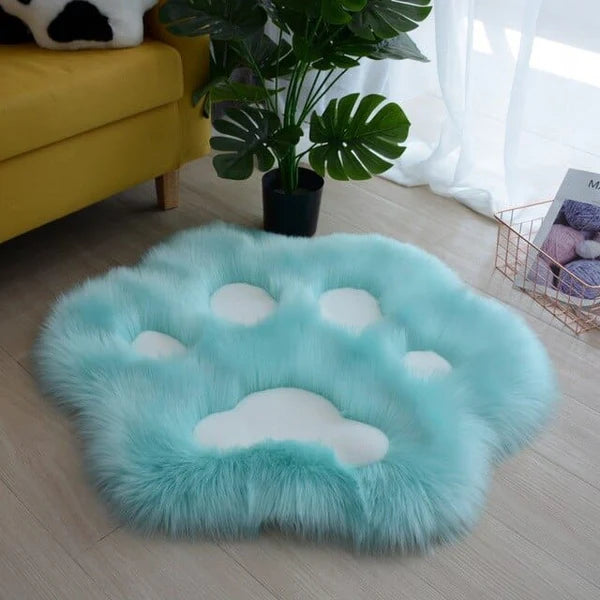 Cat Paw Fluffy Carpet Rug