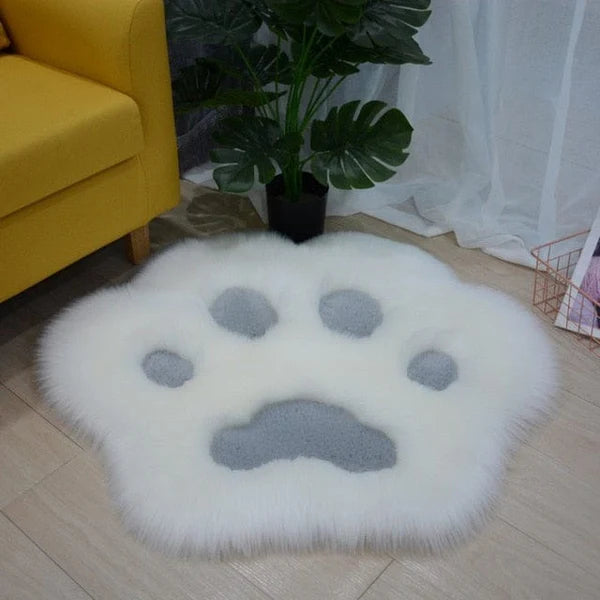 Cat Paw Fluffy Carpet Rug