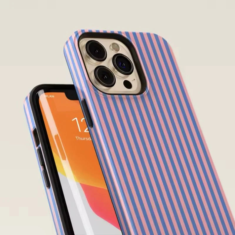 Retro Striped iPhone Case