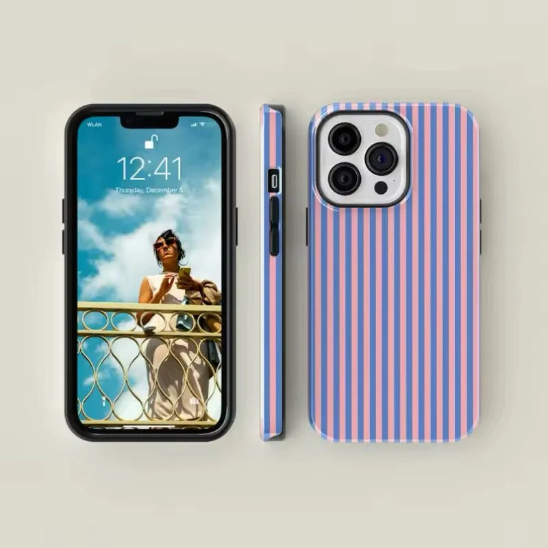Retro Striped iPhone Case