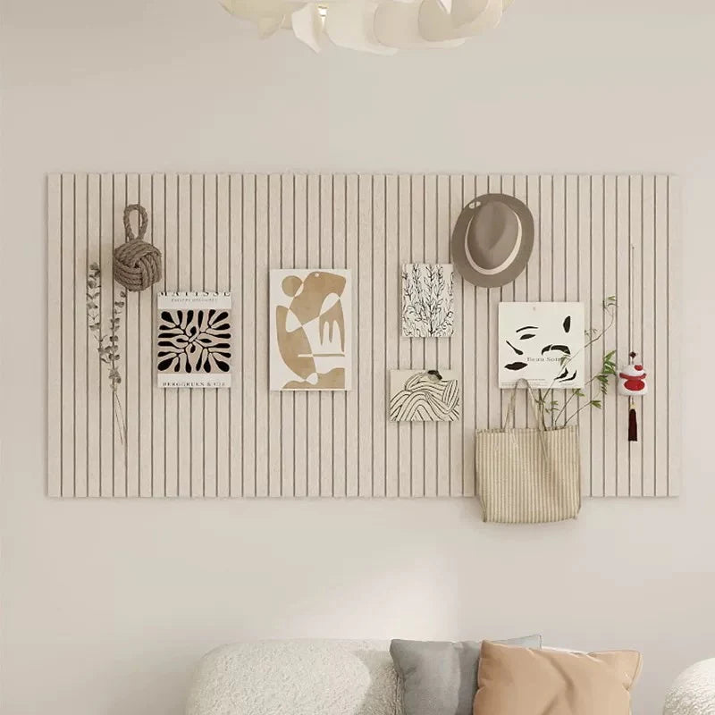 Minimalist Felt Slat Bulletin Board