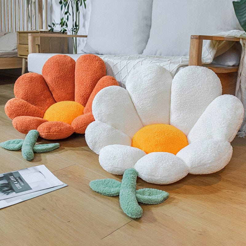 Pastel Daisy Chair Cushion Pillow
