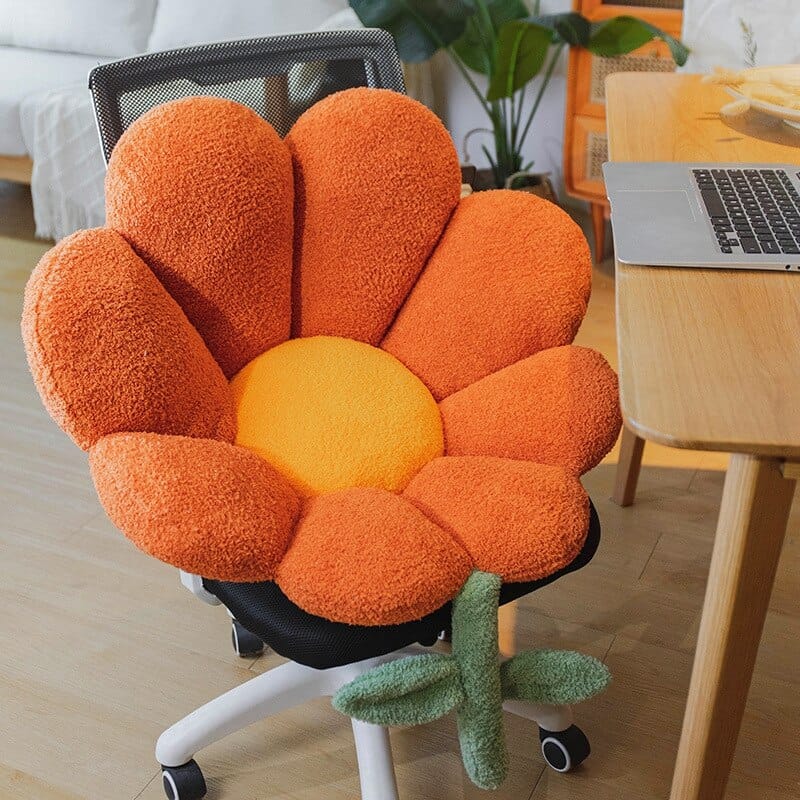 Pastel Daisy Chair Cushion Pillow