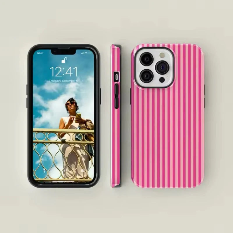 Retro Striped iPhone Case