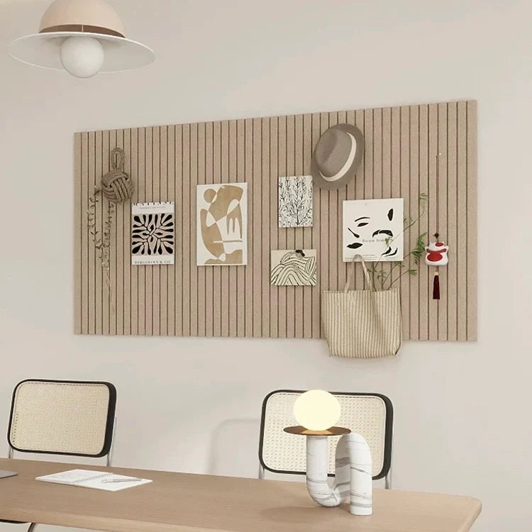 Minimalist Felt Slat Bulletin Board