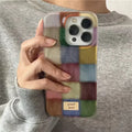 Retro Color Black iPhone Case