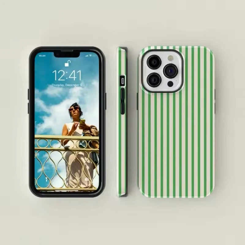 Retro Striped iPhone Case