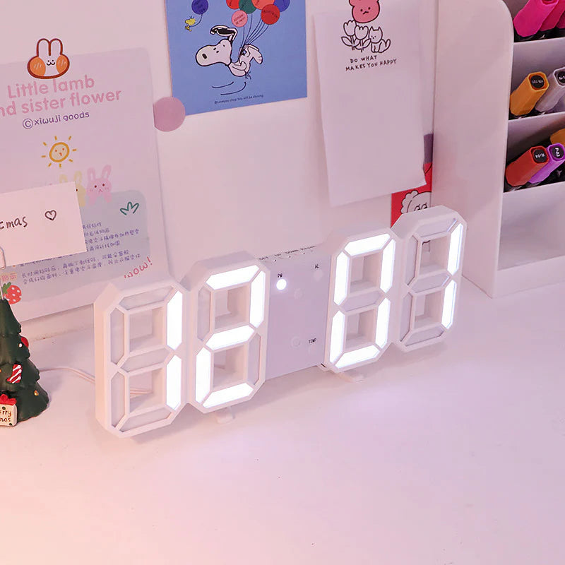 LED Light Digital Clock (with Alarm)