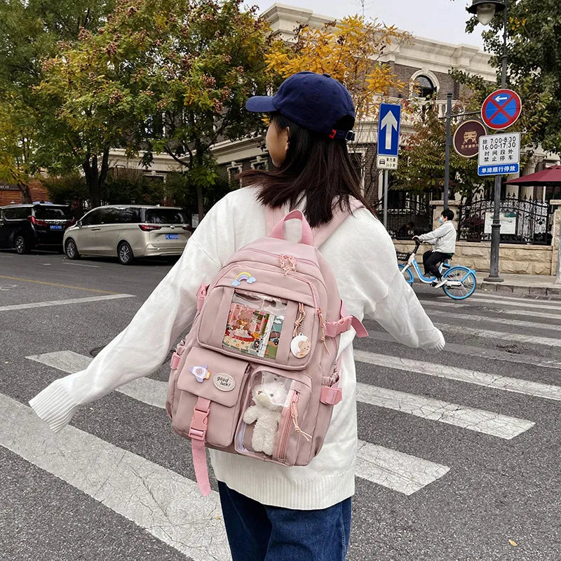 Teddy Multi Pocket School Backpack
