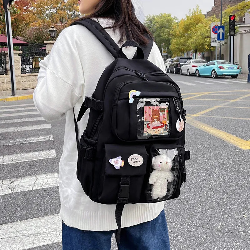 Teddy Multi Pocket School Backpack