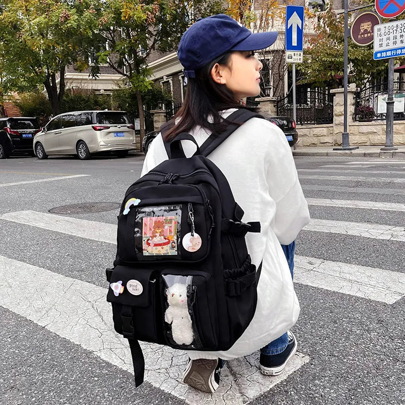 Teddy Multi Pocket School Backpack