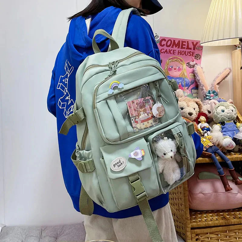 Teddy Multi Pocket School Backpack