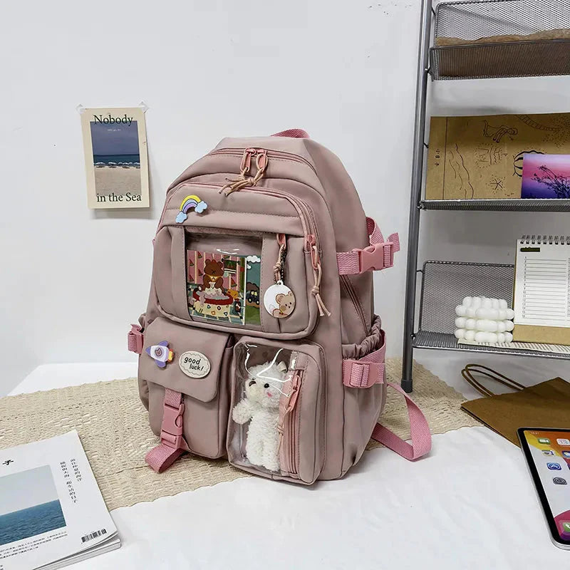 Teddy Multi Pocket School Backpack
